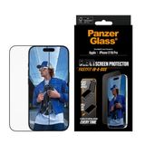Panzerglass iPhone 17 / 16 Pro Siyah Ultra Geniş Fastfit Çerçeveli Ekran Koruyucu