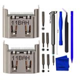 PAOBTEIY 2pcs HDMI Port Replacement for Playstation 4 With 10-in-1 Kits, HDMI Display Socket Connector Jack for Sony PS4.