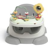 Papas Baby Bug Portatif Mama Sandalyesi Pebble Grey Oyun Tepsili - Çok Renkli