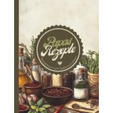 Papas Rezepte – XXL-Rezeptbuch in A4 zum Selberschreiben: DIY Kochbuch zum selbst schreiben mit Platz für 100 von Papas leckersten Rezepten inkl. Saisonkalender. Hardcover (ca. 21,9 x 28,6 cm).