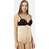 Papatya 0720 Lazer Kesim Yüksek Bel Slip Korse Ten Xl