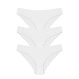 Papatya 12 Adet Beyaz Renk Bikini Külot