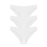 Papatya 3 Adet Beyaz Renk Bikini Külot Beyaz 40-42