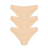 Papatya 3 Adet Ten Rengi Bikini Külot Pembe 38-40