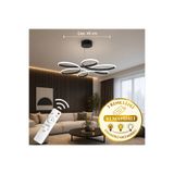 Papatya 45 Cm Siyah 3 Renk Ledli Kumandalı Sarkıt Avize, şık ve modern tasarım. 45cmsarkıtma