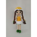 Papatya Bebek Amigurumi Organik Oyuncak