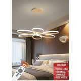 Papatya Beyaz 3 Renk Ultra Ledli Sarkıtma Modern Avize