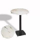 Papatya Bistro Wermodin Masa Yuvarlak 67 Cm (Esb) - Afyon Mermer
