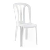 Papatya Buket Sandalye Beyaz - Plastik Bahçe Balkon Sandalyesi