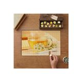 Papatya Çayı - Bitki Çayı Tasarımı 240 Parça Ahşap Puzzle Ahşap Kutuda MP01686