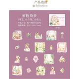 Papatya Craft O8-20 Adet Time Corner Pet Sticker - Pembe