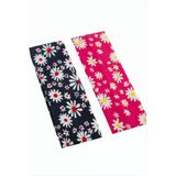 Papatya Desenli Saç Bandı 6 cm