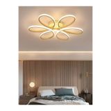 Papatya Gold 3 Renk Ultra Süper Ledli Plafonyer Avize f524fdt148wr3