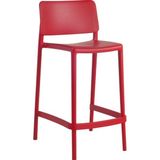 Papatya Joy Bar Sandalyesi 65 cm Kırmızı - Kolçaksız