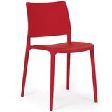 Papatya Joy Sandalye - Bahçe Balkon Mutfak Sandalyesi -Kırmızı