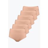 Papatya Kadın 6 Lı Paket Ten Modal Yüksek Bel Slip Külot 6Gg1851