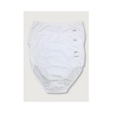 Papatya Kadın 6'lı Paket Modal Likralı Klasik Külot, Beyaz, 2XL Beden YBK7642