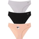 Papatya Kadın Modal Basic Külot, 3'lü Paket, Siyah Beyaz Ten, M Beden Modal Basic Külot 1850