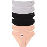 Papatya Kadın Modal Basic Külot, 6'lı Set, Siyah Beyaz Ten, M Beden Modal Basic Külot