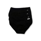 Papatya Kadın Yüksek Bel Külot, 3'lü Paket, Siyah, 2XL Beden