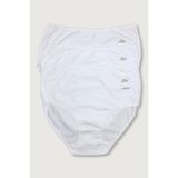 Papatya Kadın Yüksek Bel Slip Külot, 3'lü Paket, Beyaz, 44 Beden ELF568PPTY1851CCM3