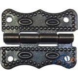 Papatya Menteşe - Büyük 20X30 Mm, Antik, 1 Adet - Renkli