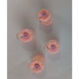 Papatya Mini Kıskaç Toka – Çiçek Desenli Saç Klipsi, Günlük Saç Aksesuarı, Şık & Pratik (Açık Pembe)