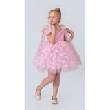 Papatya Model Kız Çocuk Abiye Elbise Lily1054