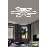 Papatya Modern Sıva Üstü Led Avize Oda Salon Ledli Avize – Beyaz Kasa Sarı Işık