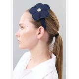Papatya Motifli Denim Taç Lacivert K2586105_015