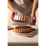 Papatya Rose Gold Döküm Tart Kalıbı 26 Cm, Şık ve Dayanıklı Mutfak Gereçleri - Seçenek 1 - Ahşap - Bej
