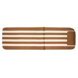 Papatya Şezlong Minderi Teak Ekru Çizgili 55X185 Cm
