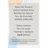 Papatya Silver 925 Ayar Rose Kaplama Mineli B Harfli Papatya Kadın Gümüş Kolye