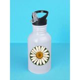 Papatya Temalı Matara Suluk 600 ml - Sporcu Suluğu, Büyük Suluk, Spor Matara, Sporcu Sulukları