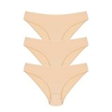 Papatya%100 Pamuk Bikini Model Külot, 3'lü Paket, Ten, M Beden