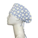 Papatyalı Mavi Doktor Hemşire Aşçı Cerrahi Bone Hastane Bone Bandana M447
