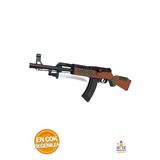 Papatyampartievi Ak47 Keleş Oyuncak Tüfek - Boncuk Atma Özelliğiyle Aksiyon Dolu Oyunlar Siyah