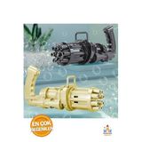 Papatyampartievi Baloncuk Atan Minigun Tabanca - Çocuklar İçin Eğlenceli Oyuncak Turuncu
