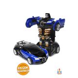 PapatyamPartiEvi Bugatti Transformens Robot Araba Oyuncak: Kendiliğinden Dönüşen Hareketli Model