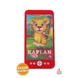 PapatyamPartiEvi Kaplan Oyuncak Telefon: Pilli Işıklı, Çocuklar İçin Eğlenceli Oyuncak