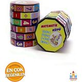 Papatyampartievi Matematik Işlem Küpleri 5 Adet - Eğitici Zeka Oyunu, Karne Hediyesi - Oyuncak Matematik Zeka Küpü - Çok Renkli