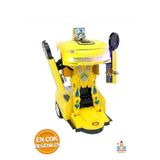 Papatyampartievi Sarı Robot Araba - Dönüşebilen Robot Racez Car Oyuncak Sarı