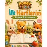 Papelia Harf Yazma Çalışma Kitabı 1 Adet A4 Boyutunda İngilizce Alfabe ve Çizim Etkinlikleri