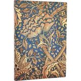 Paperblanks 2026 English Diary 12 Aylık Esnek Kapak Morris Windrush Midi Hor Ajanda - Çok Renkli