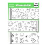 papermoods Çiftlik Temalı 3,75 Metre Rulo Boyama Kağıdı - Bebek Ve Çocuklar Için Eğitici Aktivite