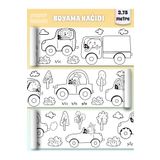 papermoods Hayvanlarla Yolculuk Temalı 3,75 Metre Rulo Boyama Kağıdı - Bebek Ve Çocuklar Için Eğitici Aktivite