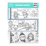 papermoods Kış Mevsimi Temalı 3,75 Metre Rulo Boyama Kağıdı - Bebek Ve Çocuklar Için Eğitici Aktivite