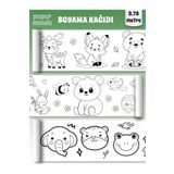 papermoods Orman Hayvanları Temalı 3,75 Metre Rulo Boyama Kağıdı - Bebek Ve Çocuklar Için Eğitici Aktivite