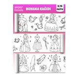 papermoods Prenses Temalı 3,75 Metre Rulo Boyama Kağıdı - Bebek Ve Çocuklar Için Eğitici Aktivite