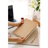 PAPERORA A4 Kraft Karton Kapak 70 Yaprak 110 gram Çizgili Not Defteri